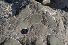 stones cemented with hyperalkaline waters